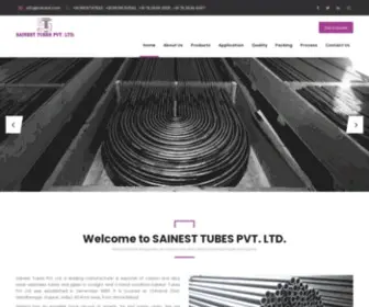 Sainest.com(Sainest Tubes Pvt. Ltd) Screenshot