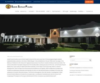 Sainikschoolpurulia.com(Knowledge Through Discipline) Screenshot