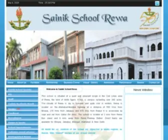 Sainikschoolrewa.ac.in(SAINIK SCHOOL REWA) Screenshot