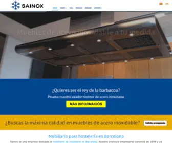 Sainox.net(Mobiliario para hostelería en Barcelona) Screenshot