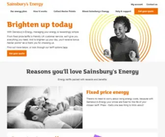 Sainsburysenergy.com(Sainsbury's Energy) Screenshot