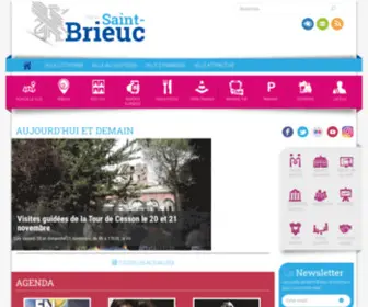 Saint-Brieuc.fr(Site Officiel de la Ville de Saint) Screenshot