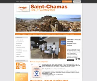 Saint-Chamas.com(Ville de Saint) Screenshot