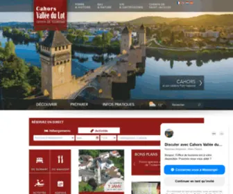 Saint-CirqLapopie.com(Office de Tourisme de Saint) Screenshot