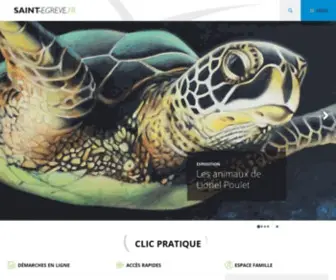 Saint-Egreve.fr(Site officiel de la ville de Saint) Screenshot