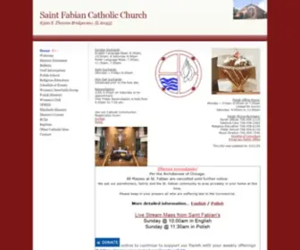 Saint-Fabian.org(Saint Fabian Catholic Church) Screenshot