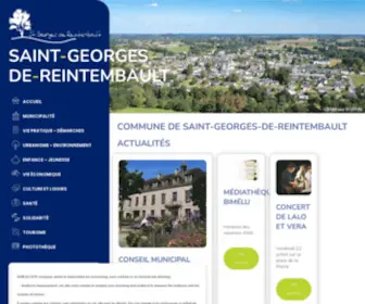 Saint-Georges-DE-Reintembault.fr(Saint Georges DE Reintembault) Screenshot