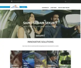 Saint-Gobain-Sekurit.com(Saint-Gobain Sekurit) Screenshot