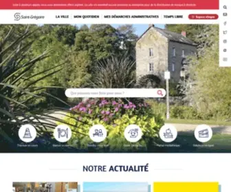 Saint-Gregoire.fr(Site officiel de la Ville de Saint) Screenshot