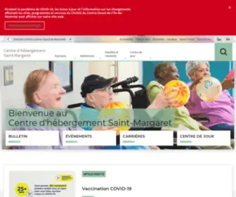 Saint-Margaret.ca(Centre d'hébergement Saint) Screenshot