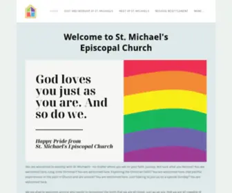 Saint-Michaels.org(THE EPISCOPAL CHURCH OF ST) Screenshot