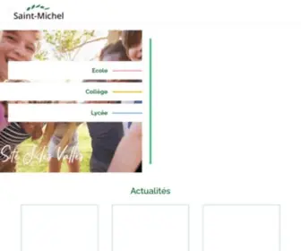 Saint-Michel-Enseignement.com(Saint Michel Education) Screenshot