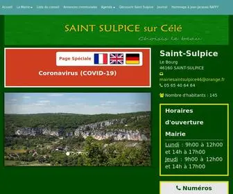 Saint-Sulpice46.fr(Site officiel de la Commune de SAINT) Screenshot