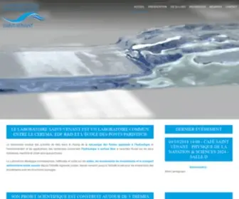 Saint-Venant-Lab.fr(Laboratoire d’Hydraulique Saint) Screenshot