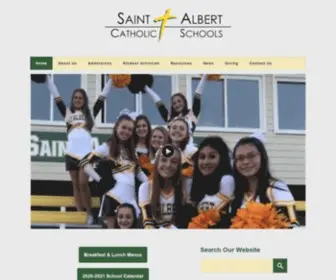Saintalbertschools.org(Saint Albert Catholic Schools) Screenshot