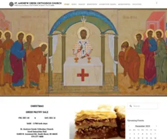 Saintandrewgoc.org(Andrew Greek Orthodox Church) Screenshot