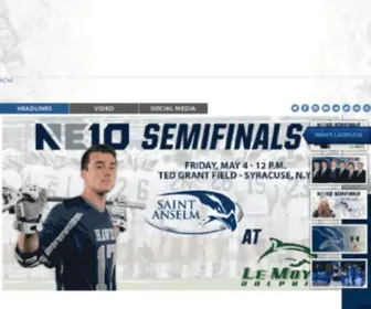 Saintanselmhawks.com(Saint Anselm) Screenshot