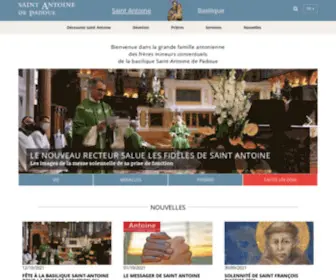Saintantoine.org(Saint Antoine de Padoue) Screenshot