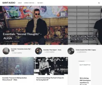 Saintaudio.com(Online Music Magazine) Screenshot
