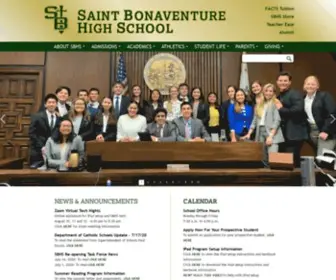 Saintbonaventure.com(Saint Bonaventure High School) Screenshot