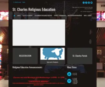 SaintcharlescCD.org(Charles Borromeo) Screenshot