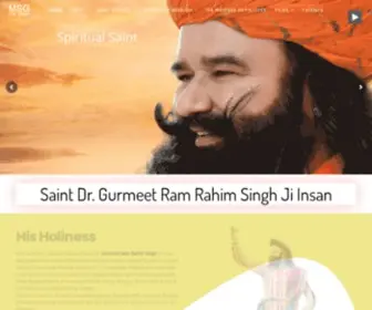 Saintdrmsginsan.me(Saint Dr. Gurmeet Ram Rahim Singh Ji Insan) Screenshot