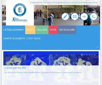 Sainte-Elisabeth.com(Ecole) Screenshot