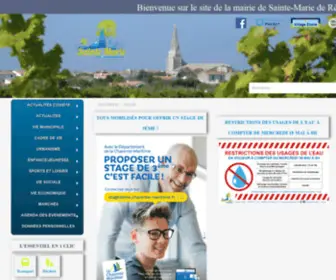 Sainte-Marie-DE-RE.fr(D'actualité) Screenshot