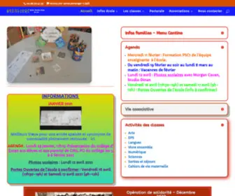 Sainteanneevran.fr(École Sainte) Screenshot