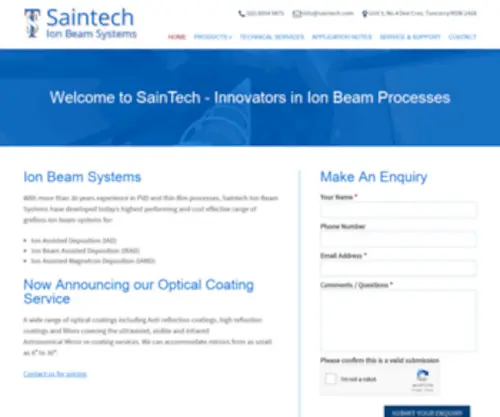 Saintech.com(Products) Screenshot