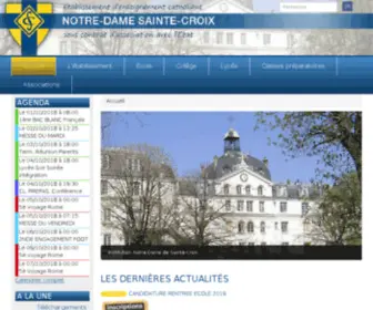 Saintecroix-DE-Neuilly.com(Notre-Dame Sainte-Croix Neuilly) Screenshot