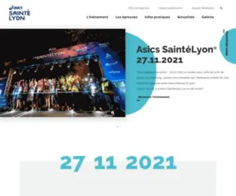 Saintelyon.com(SaintéLyon) Screenshot