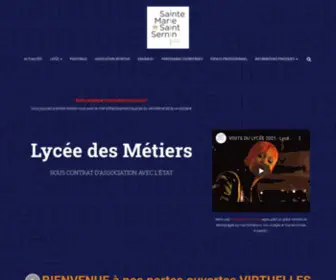 Saintemarie-Saintsernin.com(Lycée des Métiers) Screenshot