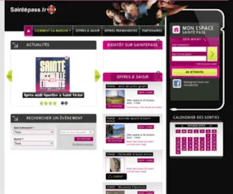 Saintepass.fr(Bienvenue sur) Screenshot