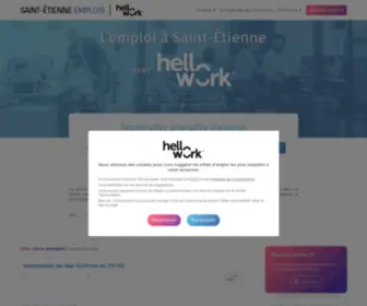 Saintetienne-Emplois.com(Travaillez dans un métier qui vous passionne autour de Saint) Screenshot