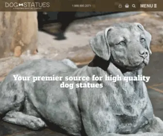 Saintfrancisgarden.com(Dog Statues) Screenshot