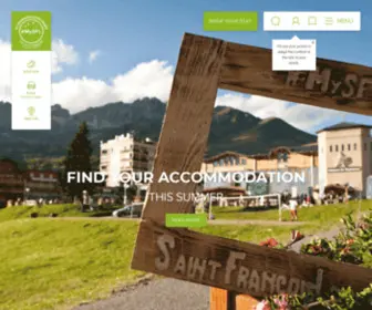 Saintfrancoislongchamp.com(Notre station de montagne vous accueille pour vos vacances en altitude. En Maurienne (Savoie)) Screenshot