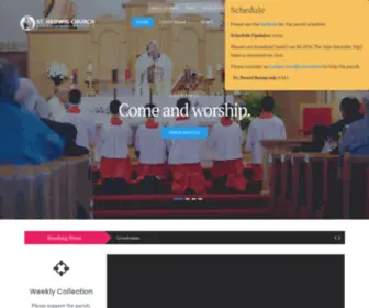 Sainthedwigchurch.com(Saint Hedwig's Roman Catholic Church in Barry's Bay Ontario Canada) Screenshot