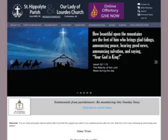 Sainthippolytechurch.com(Hippolyte Parish) Screenshot