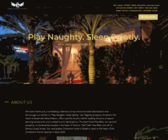 Sainthotels.com(The Saint Hotel) Screenshot