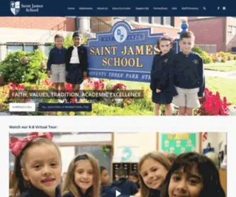 Saintjamesschool.net(Manchester CT) Screenshot