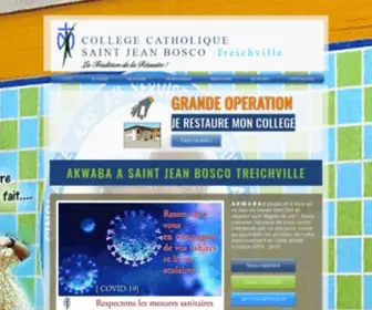Saintjeanboscotreichville.org(Collège) Screenshot