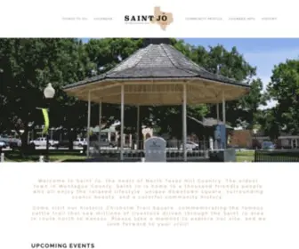 Saintjochamber.com(Saint Jo Chamber of Commerce) Screenshot
