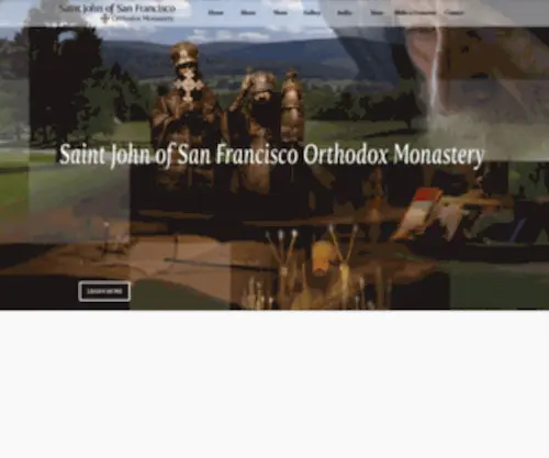 Saintjohnsmonastery.org(Saint John of San Francisco Orthodox Monastery) Screenshot