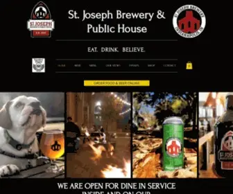 Saintjoseph.beer(Saint Joseph Brewery & Public House) Screenshot