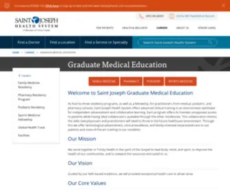 Saintjosephresidency.com(Graduate Medical Education) Screenshot