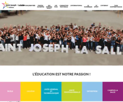 Saintjosephtoulouse.org(Ensemble Scolaire Saint Joseph Toulouse) Screenshot