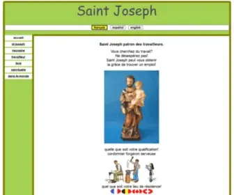 Saintjosephtravailleur.net(Statue St) Screenshot