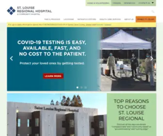 Saintlouiseregionalhospital.org(St. Louise Regional Hospital) Screenshot