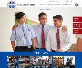 Saintlouishawaii.org(Saint Louis School) Screenshot
